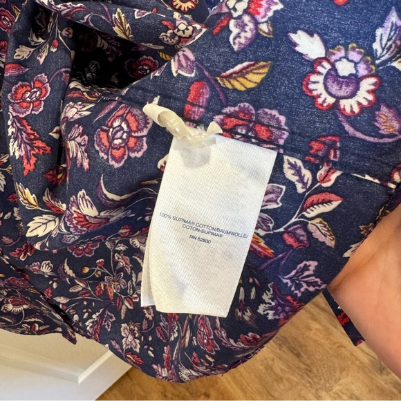 Lands end multicolor paisley button down 18 Tall - Picture 4 of 4